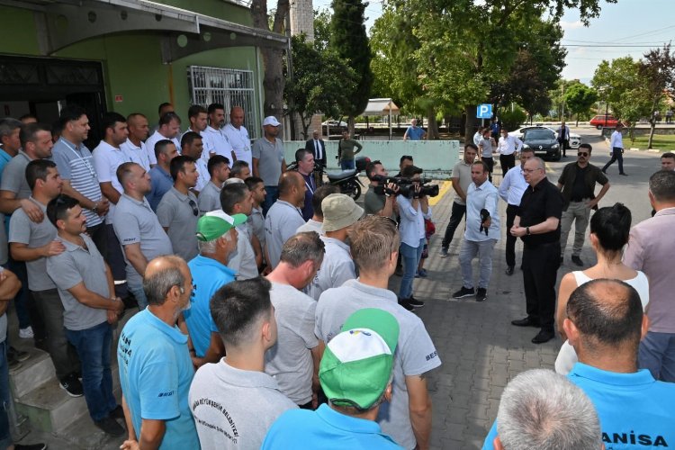 Manisa'da müjdeyi Başkan Ergün verdi... Çalışanlara yüzde 117'lik artış yapıldı -