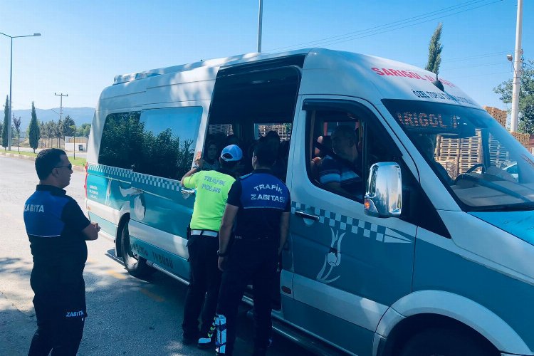 Manisa'da ulaşımda 'nizam ve intizam' denetimi -