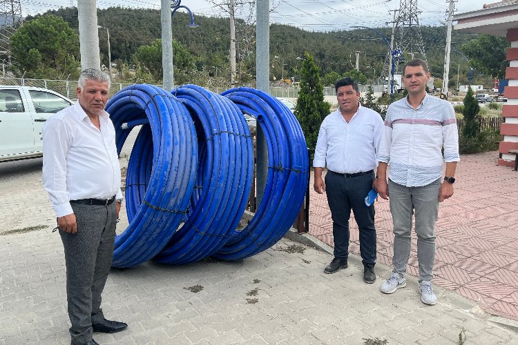 Manisa'dan tarımsal sulamaya boru desteği -