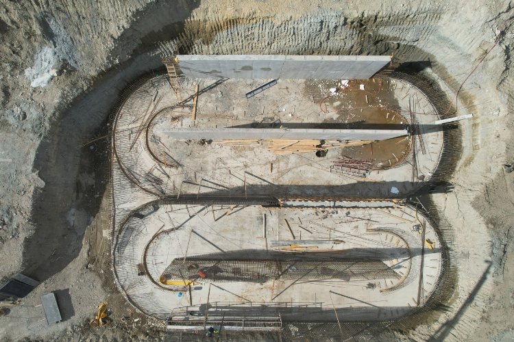 Manisa Demirci'de AAT'de betonerme imalat sürüyor -