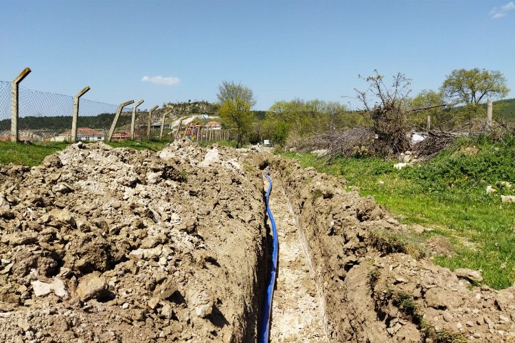 Manisa Doğanpınar Mahallesinde içme suyu terfi hattı çalışması tamamlandı -