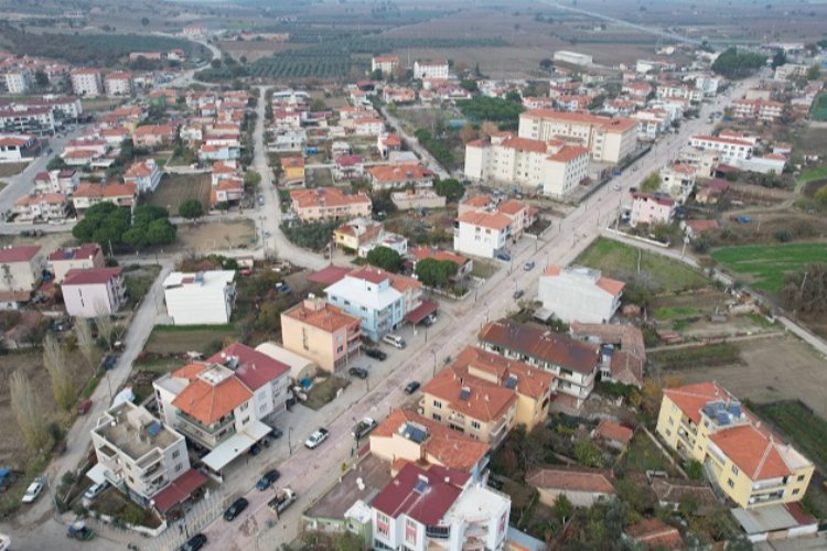 Manisa Gölmarmara'da Uğur Mumcu Caddesi'ne yakışan çalışma -