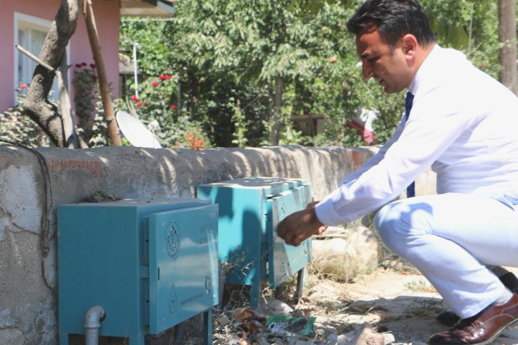 Manisa Gördes'te sayaçlar hane dışına taşındı -