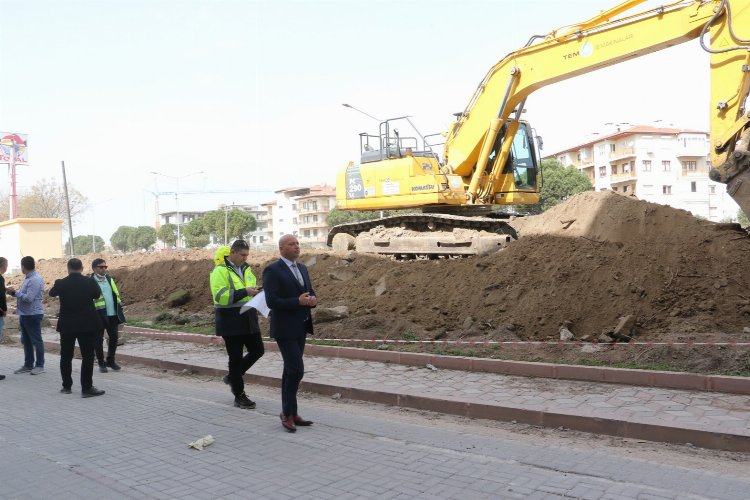 Manisa Hüseyin Eryüksel Kavşağı’nda çalışmalar sürüyor -