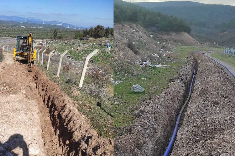 Manisa Kayalıoğlu’na yeni şebeke hattı -