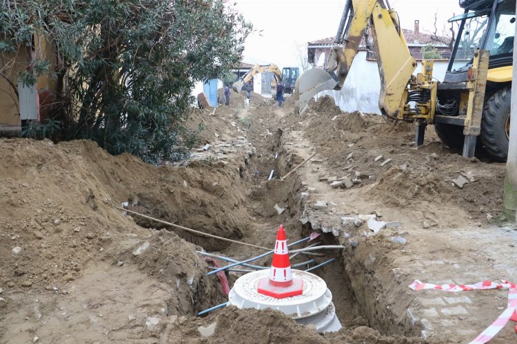 Manisa Kurudere’nin altyapı çalışmaları devam ediyor -