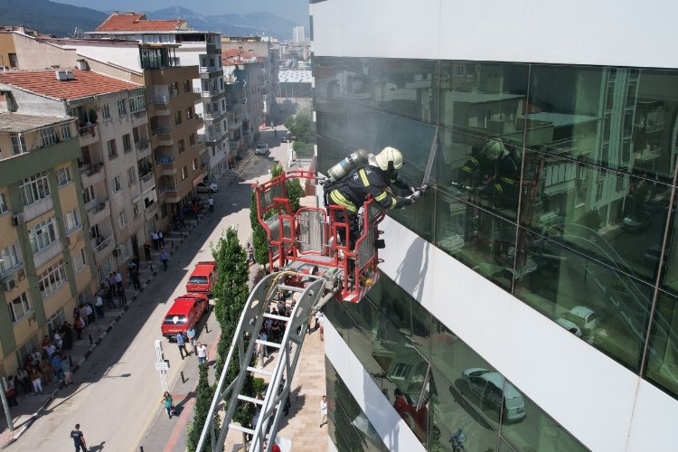 Manisa MASKİ’den gerçeği aratmayan tatbikat -