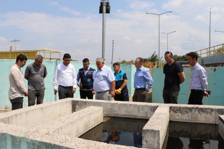 Manisa MASKİ'den Kırkağaç'taki Atık Su Arıtma Tesisi'ne ziyaret -