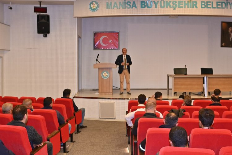 Manisa MASKİ'den saha ekiplerine iş sağlığı güvenliği eğitimi -
