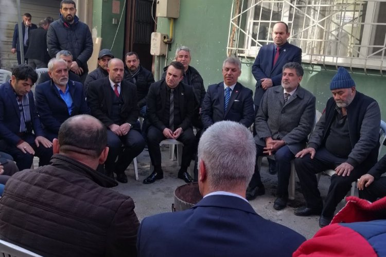 Manisa Milli Yol Partisi'nden şehit Sinan Ateş'in ailesine ziyaret -