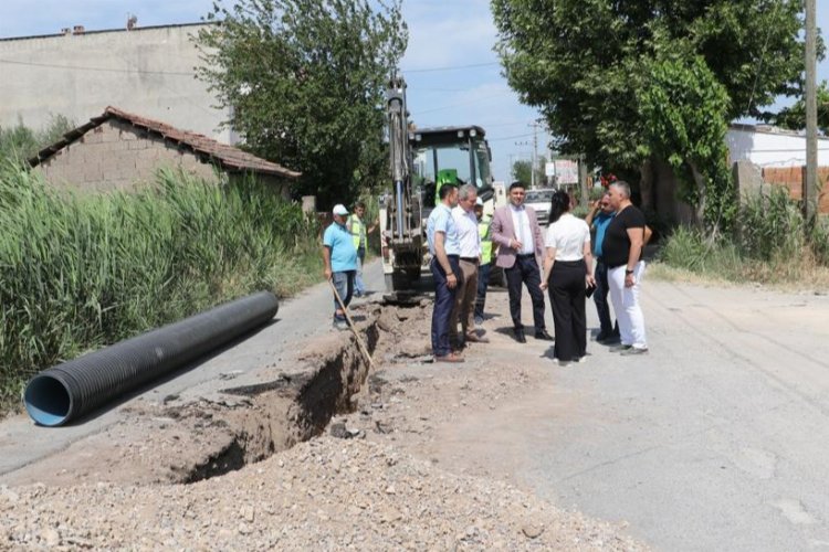 Manisa Rumeli Caddesi'nde altyapıya rehabilite -