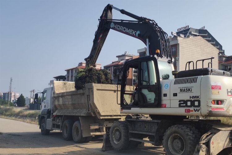 Manisa Salihli'de taşkın tehdidi ortan kalktı -