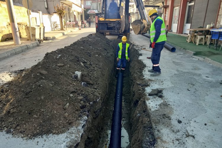 Manisa Salihli'de yağmur suyu mesaisi -