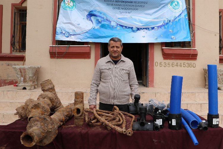 Manisa Turgutlu'da kanalizasyon çalışması -