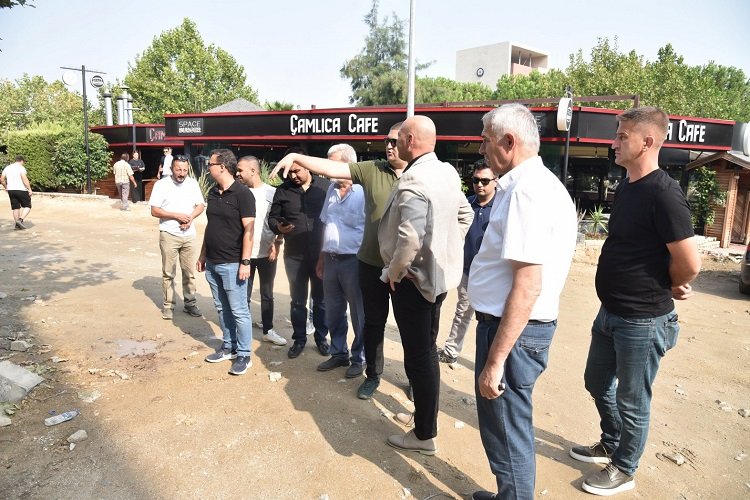Manisa Uncubozköy sokaklarında cadde düzenlemesi -