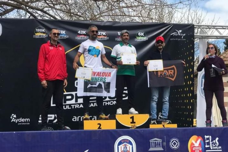 Manisalı atlet ultra maratonu şampiyon tamamladı -