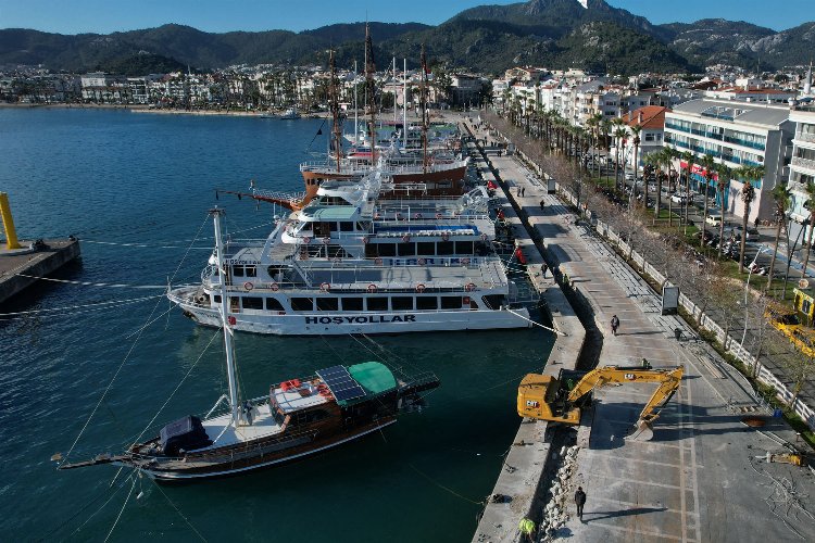 Marmaris Limanı yenilenen yüzüyle hizmet verecek -