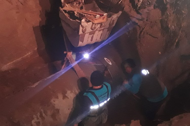 MASKİ’den Akhisar’da gece mesaisi -