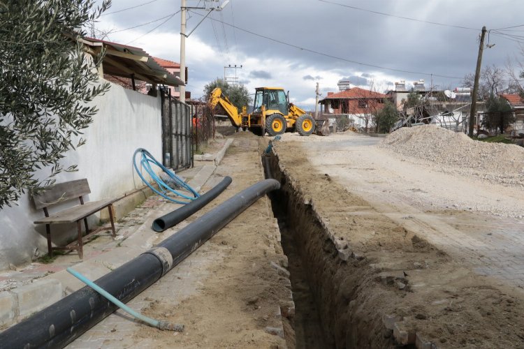 MASKİ’nin Manisa Selendi merkezdeki altyapı çalışmaları sürüyor -