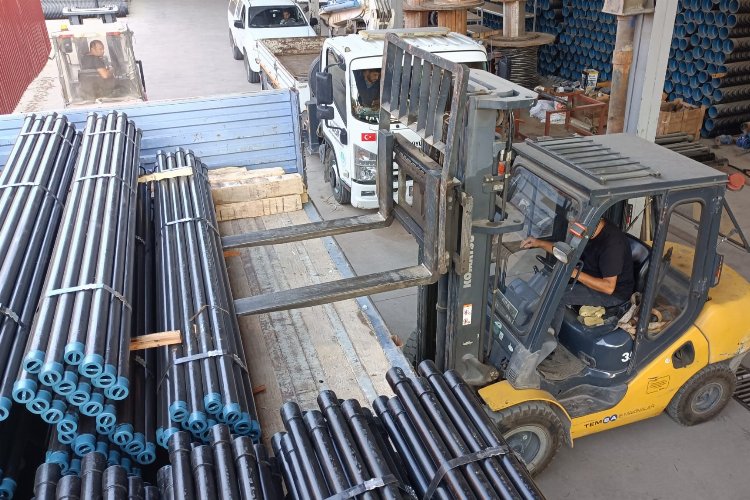 MASKİ, 3 Bin 750 metre kolon borusu aldı -