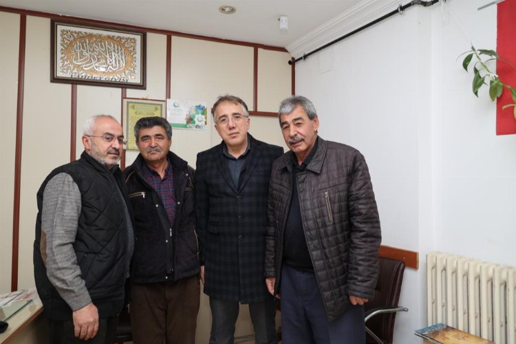 Mehmet Savran'dan cami esnafına ziyaret -