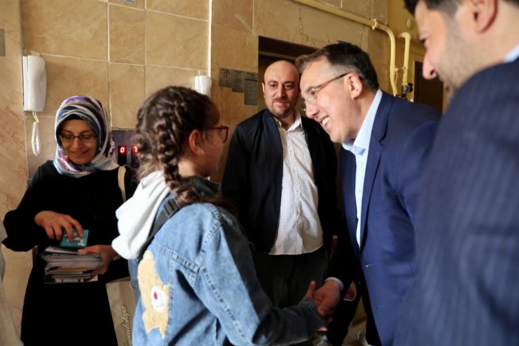 Mehmet Savran'dan çat kapı bayram ziyareti -