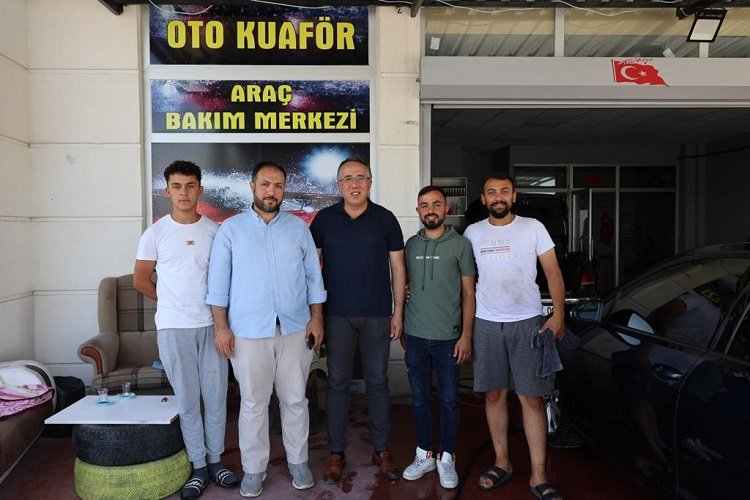 Mehmet Savran'dan esnaf ziyaretleri -