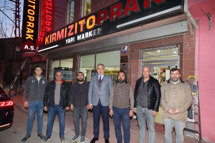 Mehmet Savran'dan esnafa ziyaret -