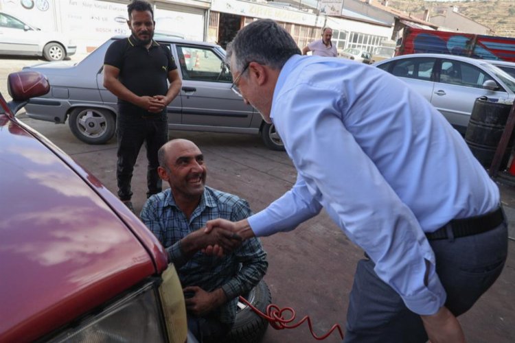 Mehmet Savran'dan yeni sanayi esnafına ziyaret -