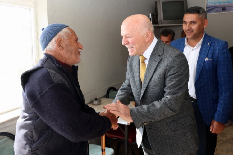 Mehmet Sekman esnafla buluştu -