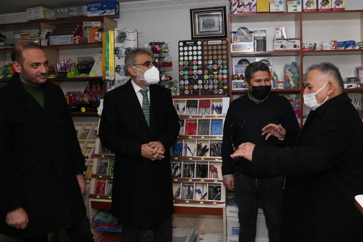 Memduh Büyükkılıç'tan esnaf ziyareti -