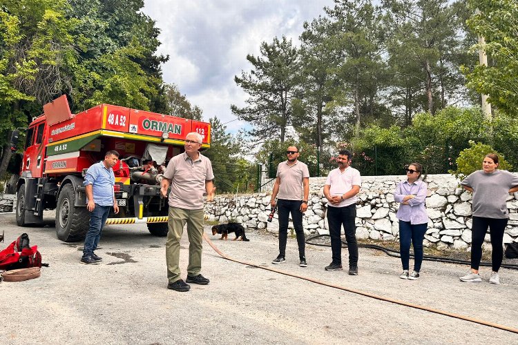 Milas'ın gönüllülerini 'Ateş Savaşçıları' eğitti -
