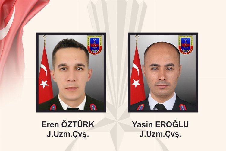 Milli Savunma Bakanlığı'ndan şehit uzman çavuşlara taziye -