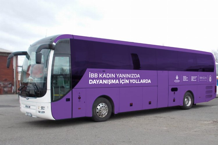 ‘Mor otobüs’ Hatay’da -