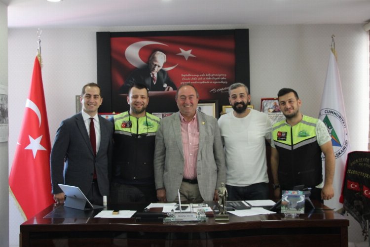 Motosiklet Kulubü’nden Başkan Elçin'e ziyaret -
