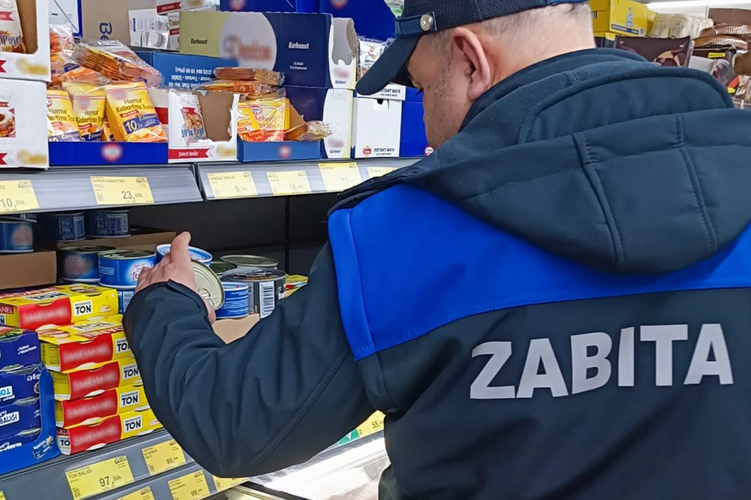 Mudanya Zabıtası'ndan raf-kasa fiyatı denetimi -