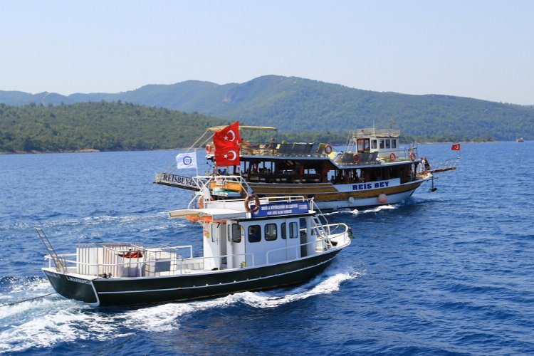 Muğla 7 atık alım teknesiyle bayrama hazır -