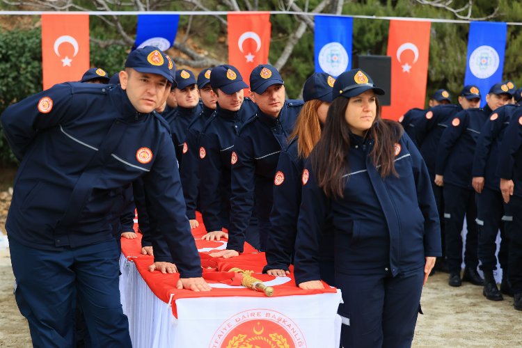 Muğla Büyükşehir'de itfaiye erleri yemin etti -