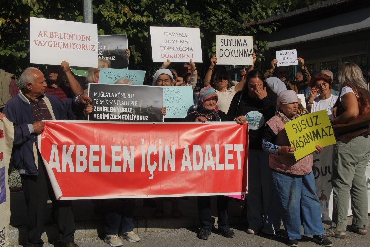 Muğla’da DSİ önünde 'su hakkı' talebi -