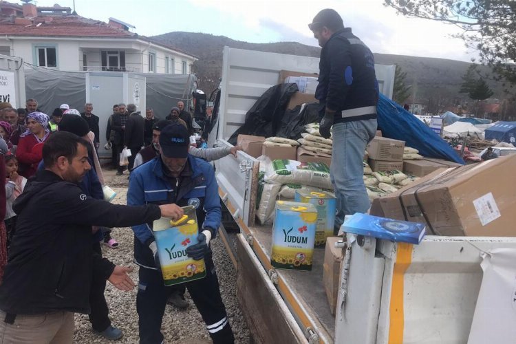Muğla'dan Malatya'daki depremzedelere Ramazan desteği -