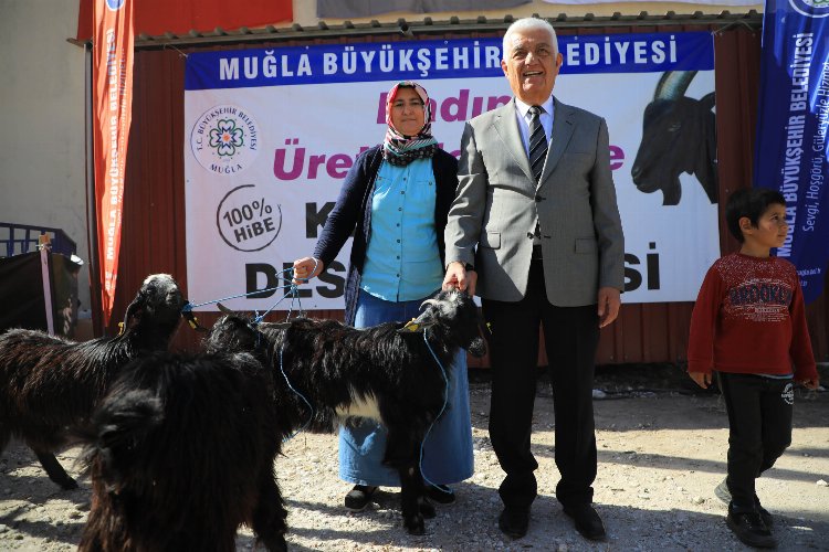 Muğla'dan Yatağan’a 'Kıl Keçisi' desteği -