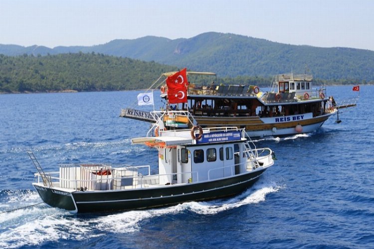 Muğla deniz temizliği için yoğun mesaide -