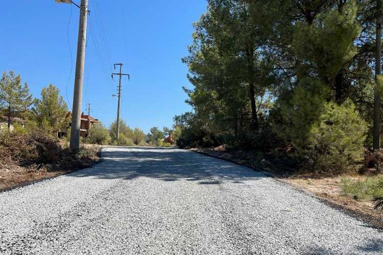 Muğla Milas'ta üst yapı çalışmaları sürüyor -