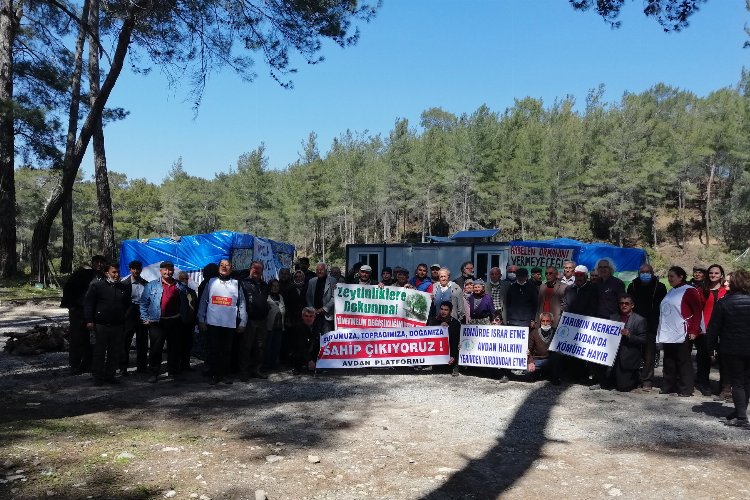 Muğla Akbelen'deki nöbete DEVA'dan destek -