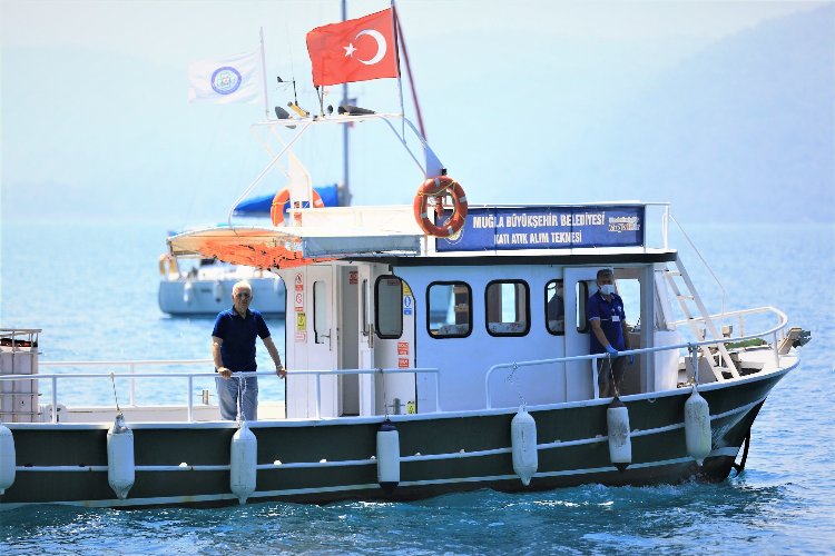 Muğla Büyükşehir 7 atık alım teknesiyle yaza hazırlanıyor -