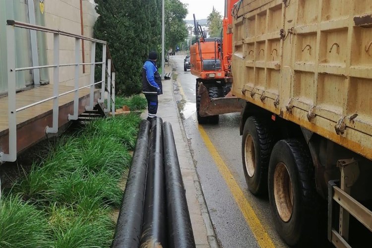 Muğla Büyükşehir Bodrum’da 6 bin metrelik içme suyu çalışması başlattı -