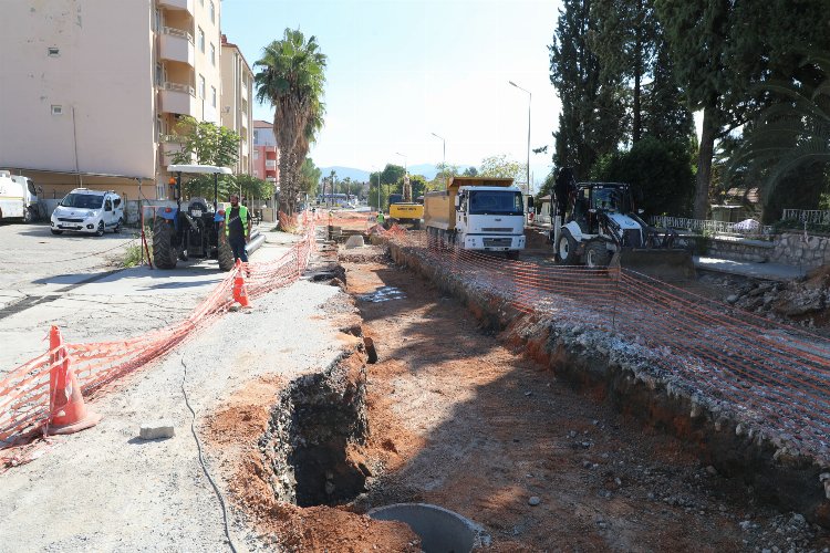 Muğla Yatağan’da alt yapı çalışmaları devam ediyor -
