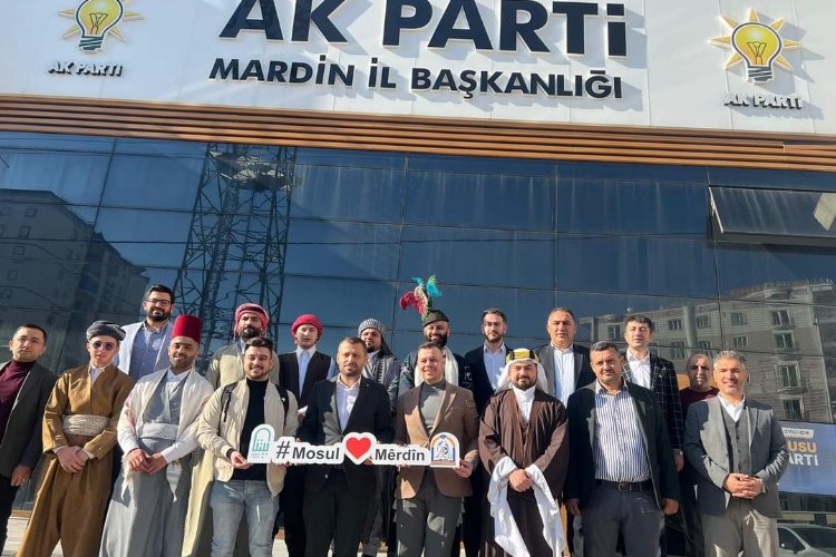 Musul Kültür Sanat Evi temsilcilerinden AK Parti ziyareti -