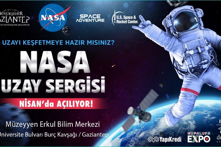 NASA Sergisi Gaziantep'te -