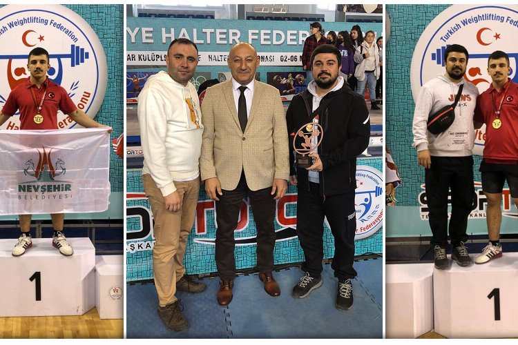 Nevşehir Belediyesi halterde şampiyon -
